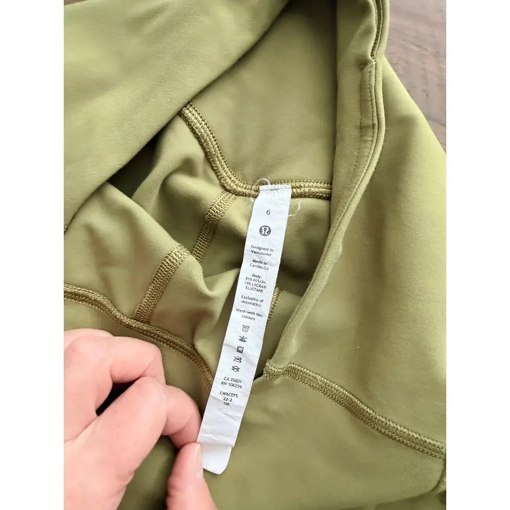 Lululemon Align High-Rise Cropped Jogger Green Size 6